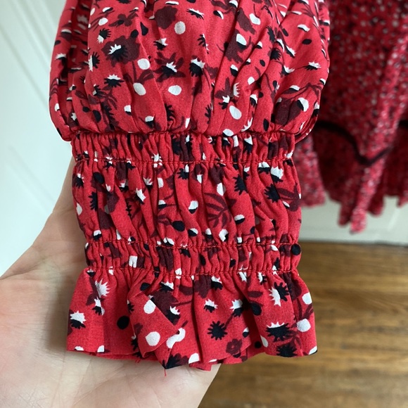 Scotch and Soda Longsleeve Smocked & Tiered Dress - Picture 4 of 5